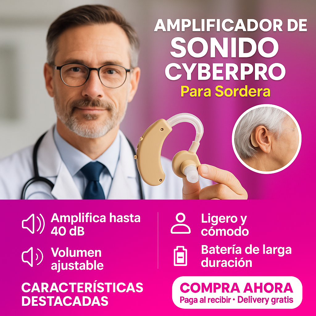 Amplificador de Sonido CyberPRO para Sordera