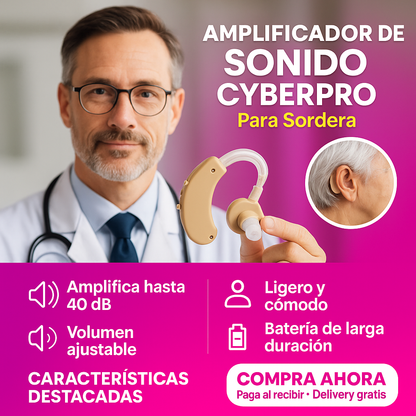 Amplificador de Sonido CyberPRO para Sordera